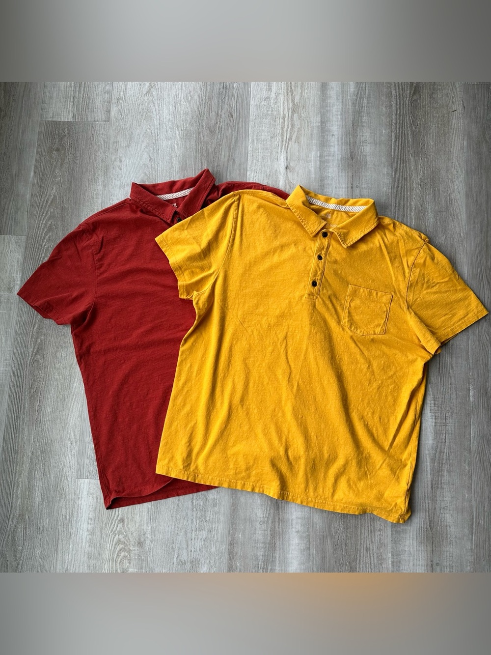 Banana Republic Vintage Wash Polo Shirt Lot of 2